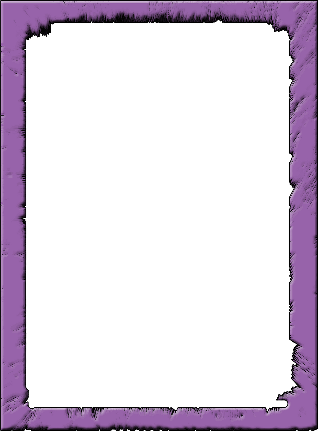 Purple Rectangle Frame